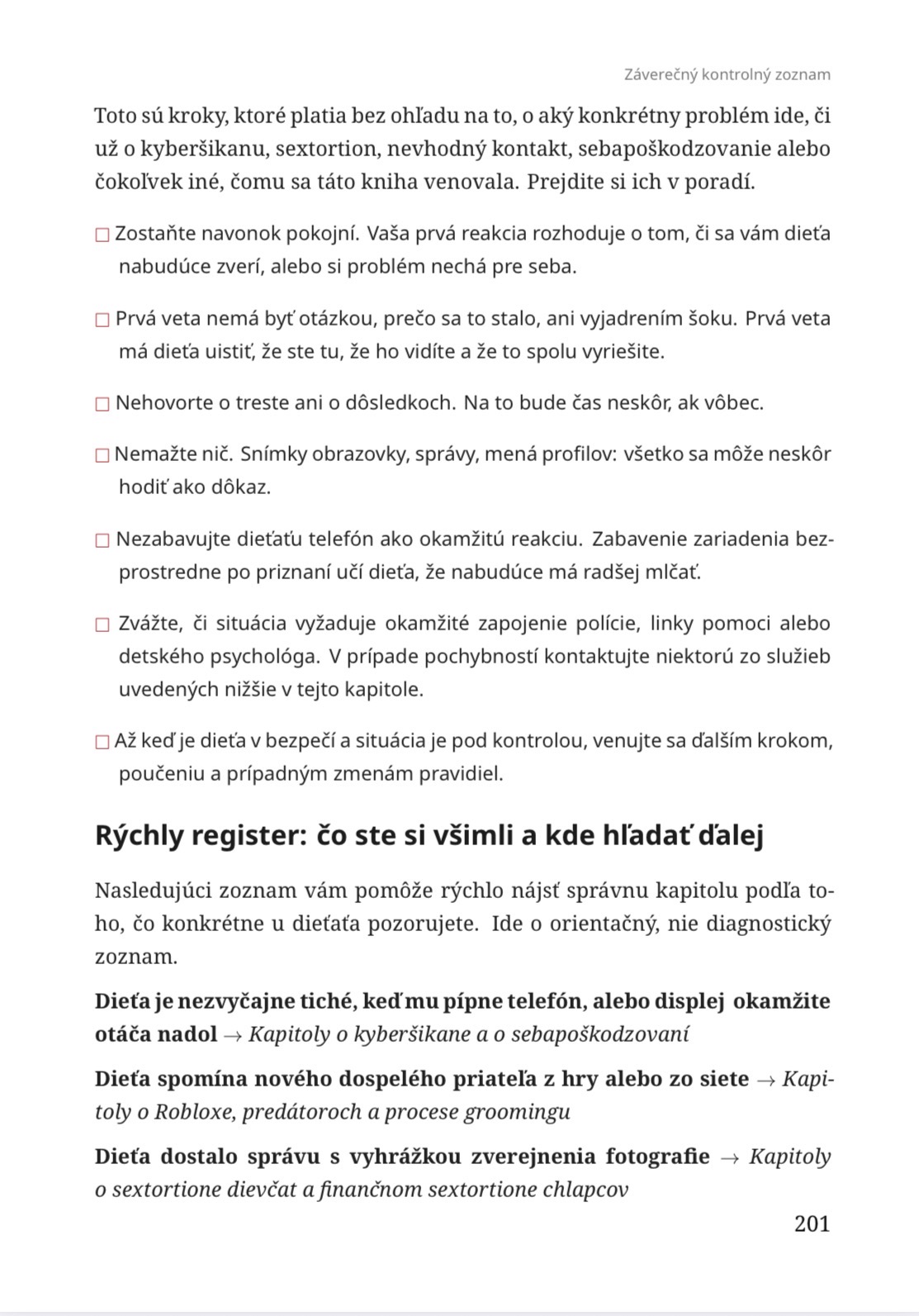 Ukážka strany z knihy Deti v pasci